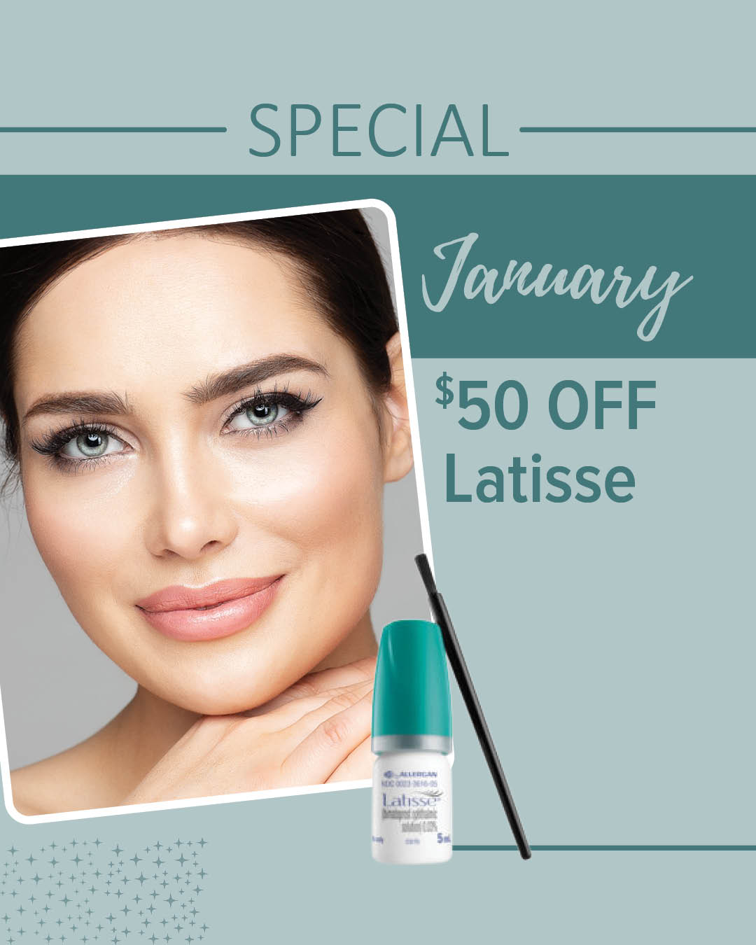 latisse lashes special