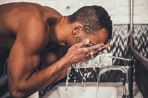 Man Cleansing Skin