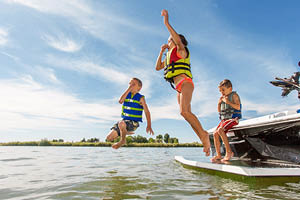 shaded outdoor summer activity