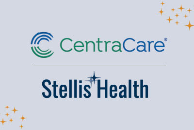 CentraCare and Stellis Health logos